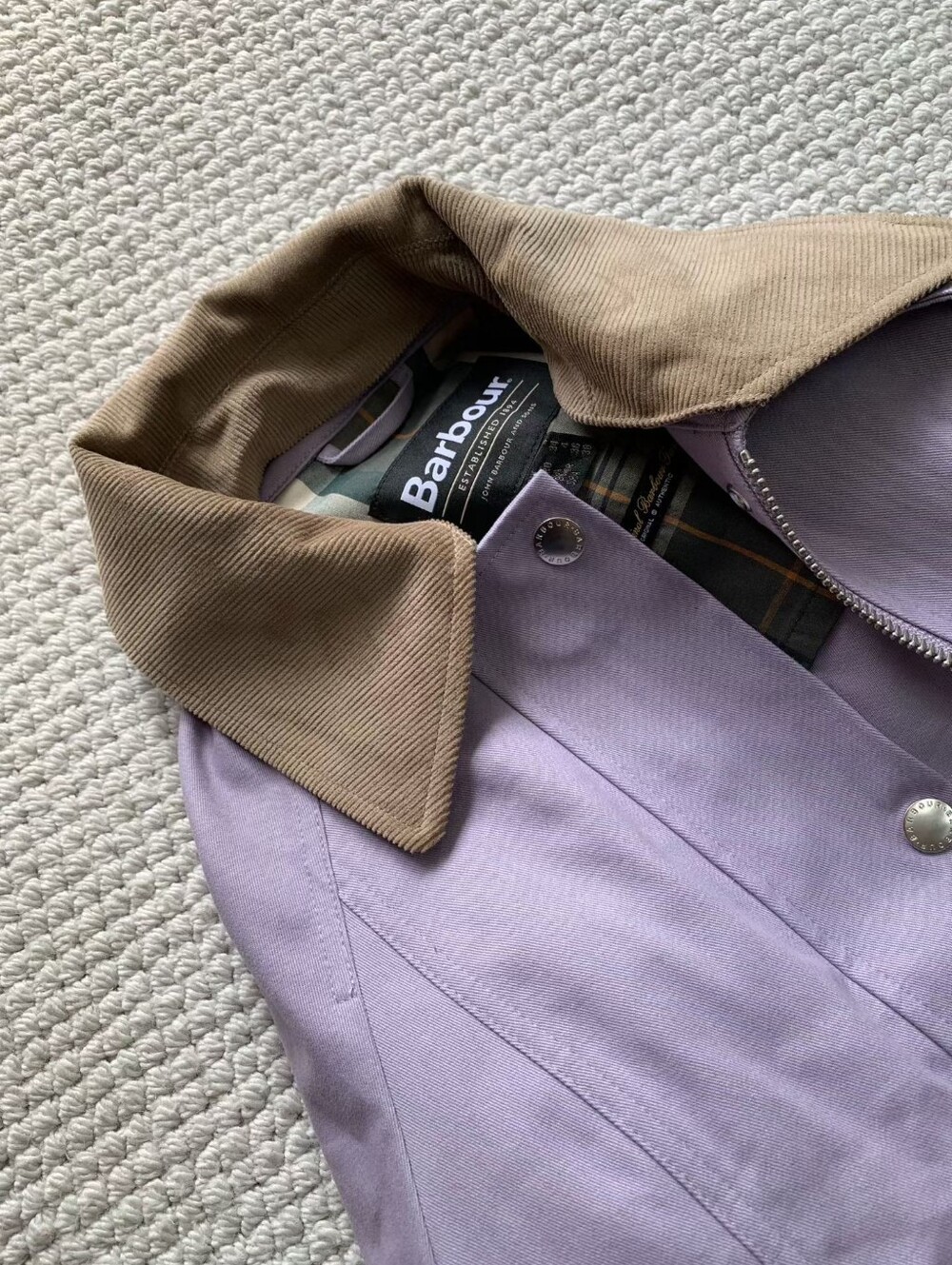 Barbour Cropped Beadnell Casual Jacket - Picture 6 of 8